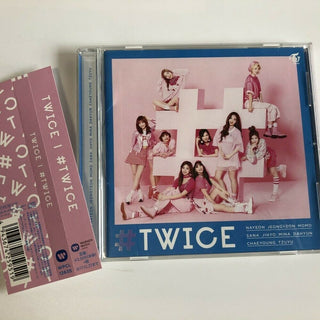 the album cover for TWICE - #Twice