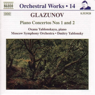 the album cover for Oxana Yablonskaya - Piano Concertos 1 & 2