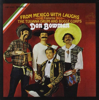 the album cover for Don Bowman - From Mexico with Laughs