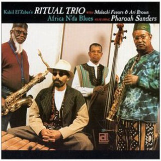 the album cover for Kahil Elzabar Trio - Africa N'da Blues