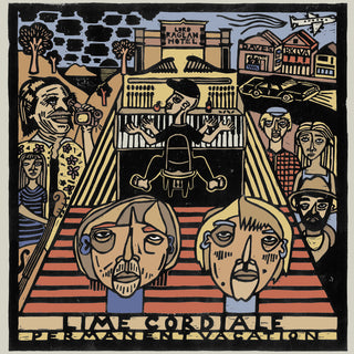 the album cover for Lime Cordiale - Permanent Vacation
