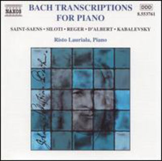 the album cover for Risto Lauriala - Bach Transcriptions for Piano / Various