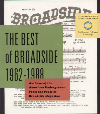 the album cover for Best Of Broadside 1962-88 - Best of Broadside 1962-1988 / Various