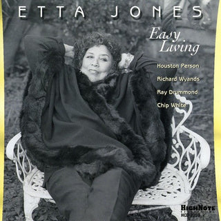 the album cover for Etta Jones - Easy Living