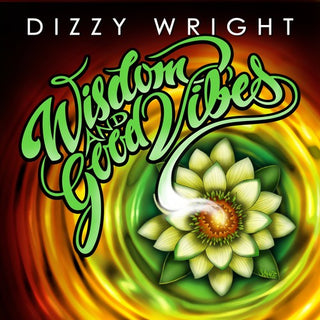 the album cover for Dizzy Wright - Wisdom and Good Vibes