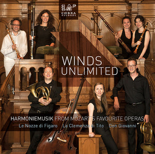 the album cover for Winds Unlimited - Harmoniemusik from Mozart's Operas