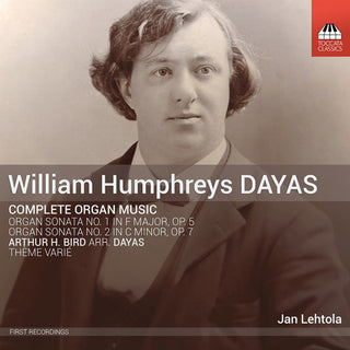 the album cover for Dayas / Bird / Lehtola - Complete Organ Music