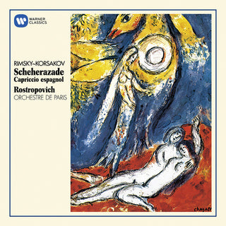 the album cover for Rimsky-Korsakov / Mstislav Rostropovich - Rimsky-Korsakov: Scheherazade