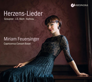 the album cover for J Bach S / Feuersinger,Miriam - Herzens-Lieder