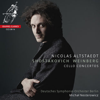 the album cover for Shostakovich / Michal Nesterowicz - Cello Concerto No.1