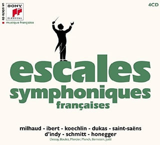 the album cover for Escales Symphoniques - Un Siecle De Musique Fracaise: Escales