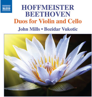 the album cover for Beethoven / John Mills / Vukotuc,Bozidar - Duos for Violin & Cello