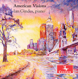 the album cover for Kris Becker / Gindes,Ian - American Visions