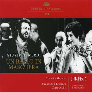 the album cover for G Verdi / Pavarotti,Luciano / Tichy,Georg - Verdi: Un Ballo in Maschera