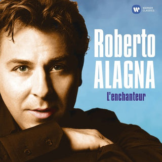 the album cover for ROBERTO ALAGNA - L'enchanteur