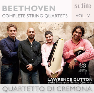 the album cover for Lawrence Dutton - Beethoven: Complete String Quartets 5