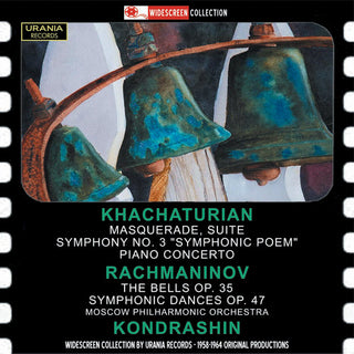 the album cover for Aram Khachaturian / Shumskaya,Yellizaveta - Kondrashin Conducts Khachaturian & Rachmaninov
