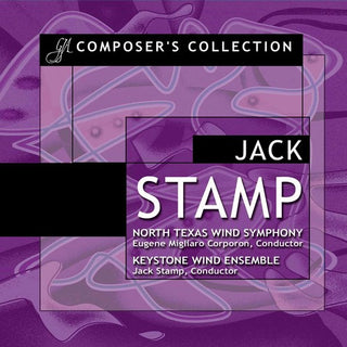 the album cover for Eugene Migliaro Corporon - Composer's Collection: Stamp