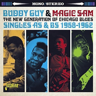 the album cover for Buddy Guy / Magic Sam - New Generation Of Chicago Blues: Singles As & Bs