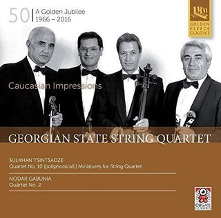 the album cover for Tsintsadze / Georgian State String Quartet - Tsintsadze: Caucasian Impressions