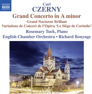the album cover for Carl Czerny / Tuck,Rosemary / Bonynge,Richard - Czerny: Grand Concerto In A Minor