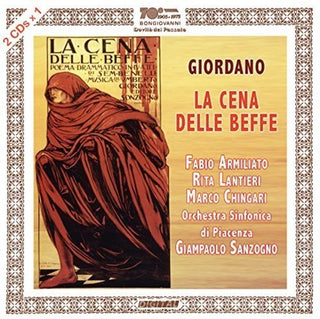 the album cover for Umberto Giordano / Chingari,Marco / Mazzini,Guido - Umberto Giordano: La Cena Delle Beffe
