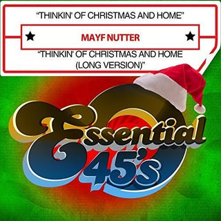 the album cover for Mayf Nutter - Thinkin Of Christmas & Home