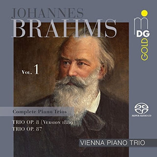 the album cover for Vienna Piano Trio - Brahms: Piano Trios Op. 8 & 87