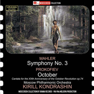 the album cover for Moscow Philharmonic Orchestra - Mahler: Symphony No. 3 - Prokofiev: October