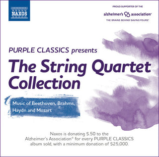 the album cover for L Beethoven V / Kodaly Quartet / Ludwig Quartet - Purple Classics Presents: String Quartet