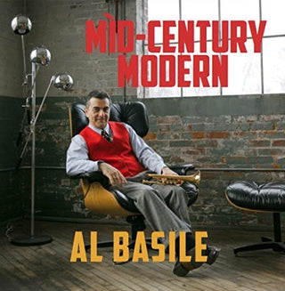 the album cover for Al Basile - Mid-century Modern