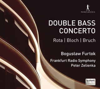 the album cover for Bloch / Bruch / Frankfurt Radio Sym / Zelienka - Double Bass Concerto