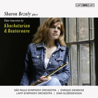 the album cover for A Khachaturian / Bezaly,Sharon - Khachaturian & Rautavaara: Flute Concertos