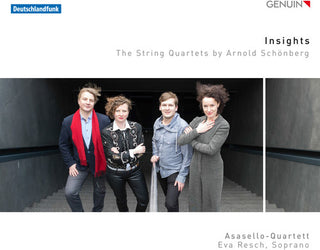 the album cover for Schonberg / Asasello-Quartett / Resch - Insights, The String Quartets by Arnold Schoenberg