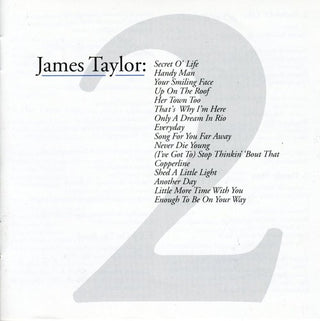 the album cover for James Taylor - Greatest Hits, Vol. 2