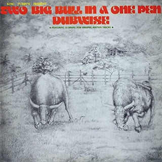 the album cover for King Tubby - Two Big Bull In A One Pen (Dubwise Versions)
