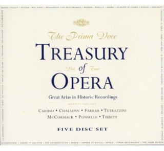 the album cover for Prima Voce Treasury Of Opera 2 / Var - Prima Voce: Treasury of Opera 2 / Various