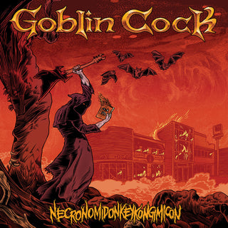 the album cover for Goblin Cock - Necronomidonkeykongimicon