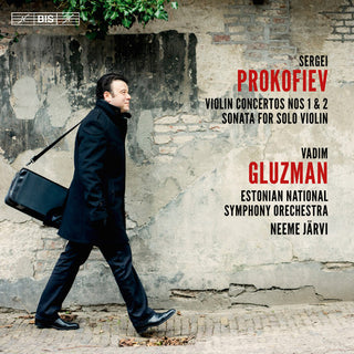 the album cover for Prokofiev / Gluzman / Jarvi - Prokofiev: Violin Concertos, Nos. 1 & 2
