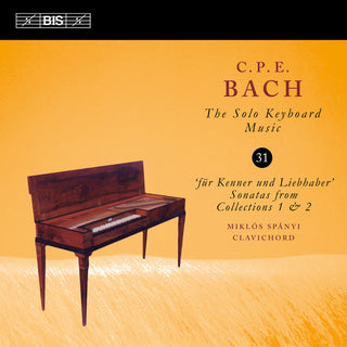 the album cover for C Bach PE / Spanyi - C.p.e. Bach: Solo Keyboard Music 31
