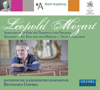 the album cover for Bayerische Kammerphilharmonie - Leopold Mozart: Orchestral Works