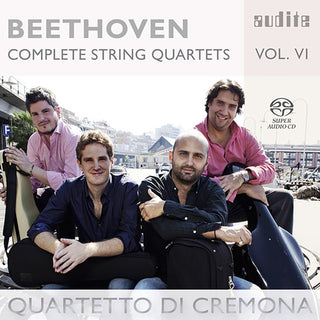 the album cover for Quartetto di Cremona - Beethoven: Complete String Quartets 6