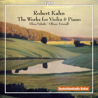 the album cover for Kahkn / Vahala / Triendl - Robert Kahkn: Works For Violin & Piano