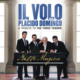 the album cover for Il Volo - Notte Magica - A Tribute to the Three Tenors