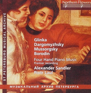 the album cover for Laul / Sandler - Russian Music For Piano Duet