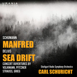 the album cover for Grieg / Schuricht - Sea Drift & Concert Overtures