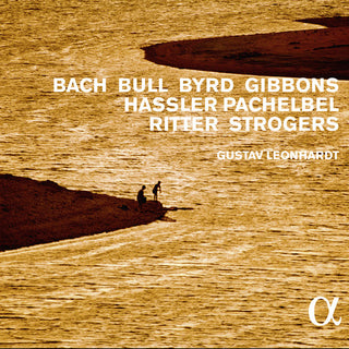 the album cover for GUSTAV LEONHARDT - Harpsichord Music By Bach Bull Byrd Gibbons Hassle