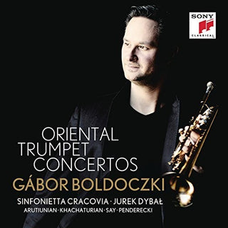the album cover for Gabor Boldoczki - Oriental Trumpet Concertos