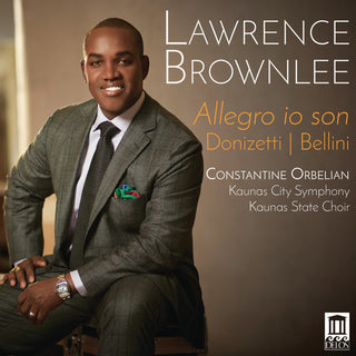 the album cover for Bellini / Donizetti / Brownlee - Allegro io son