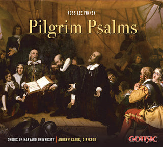 the album cover for Finney / Harvard-Radcliffe Collegium Musicum - Pilgrim Psalms